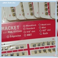 Standard Roth / MBT Brackets Slot 0.022"