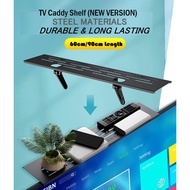 Aluminum Quality TV Shelf Caddy Top Shelf Storage Monitor Mount Router Ract Holder Organizer