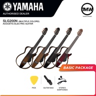 [LIMITED STOCK/PREORDER] Yamaha Silent Guitar SLG200N SLG200S SLG200 Classical Acoustic Electric Natural Black Brown Red Sunburst SLG 200 N S Absolute Piano The Music Works Store GA1 [BULKY]