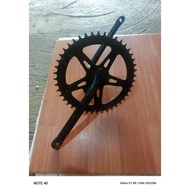 Second hand bmx bike crankset 20 cw 165
