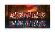 (英國預訂）Stranger things x 英國郵政 郵票