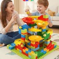 170-piece marble slide puzzle toy, intellectual slide assembly toy for children