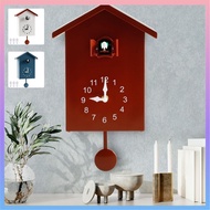 Cuckoo Clock Plastic Cuckoo Wall Clock with Bird Tweeting Sound Hanging Bird Clock Battery Operated Cuckoo Clock for Home Living Room SHOPCYC5409