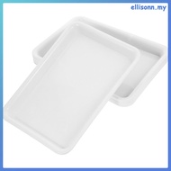 6Pcs Rectangular Planter Tray Plastic Flower Pot Tray Plant Saucer Tray Plastic Reusable Bonsai Pot 