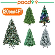 Paadyy 120cm/4FT Christmas tree series red fruit tree snow tree green Flowering Christmas tree