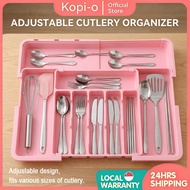 [SG] Expandable Kitchen Drawer Organiser Tray | Cutlery Holder Utensils Organizer | Fork Spoon Knive