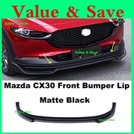 Mazda CX30 AutoExe Design ABS Matte Black Body Kit Car Front Bumper Lip Rear Diffuser Side Skirt CX-