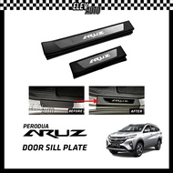 Perodua Aruz Black Door Side Sill Step Plate