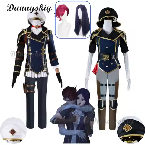 LOL Caitlyn Kiramman Cosplay Violet Arcane:Game Caitlyn The Sheriff Of Piltover Violet Cosplay Costu