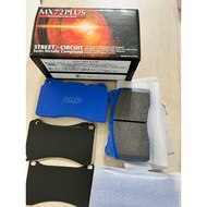 Ready Stock) Endless Mx72 Plus Brake Pads (86/BRZ/WRX STI/F50)