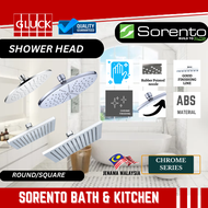 SORENTO RAIN SHOWER HEAD ROUND/SQUARE SRTSH22612/ SRTSH22613/ SRTSH22712/ SRTSH22513