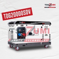 [DISKON] Genset Silent Diesel 15000 watt 20 kva dual voltage 220v & 380 v Tsuzumi Japan technology T