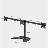 [Z03]ขาตั้งจอคอม แบบ3จอ รองรับ13-27” หมุนจอได้ ปรับก้มเงยได้ ประหยัดพื้นที่บนโต๊ะ