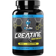 eFlow Creatine Capsules, HCL Creatine Pills - Creatine Supplement for Men & Women, Builder, Enduranc