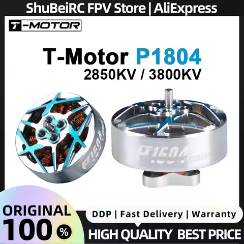 T-MOTOR P1604 Brushless Motor KV2850 KV3800 4S~6S 2mm Shaft Diameter 9*9mm Holes for 3.5inch RC FPV 