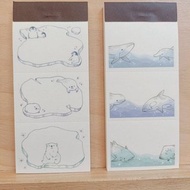 便籤本(鯨魚/北極)12.7X5.6CM/50PiC