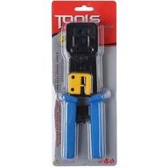 EZ RJ45 Crimp Tool Pass Through Cat5 Cat5e Cat6 Crimping Tool for RJ45/RJ12 Regular and End-Pass-Thr