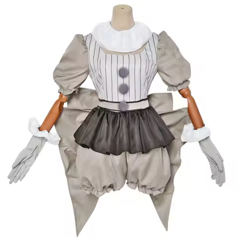 Women Cosplay Dress It Pennywise Horror Pennywise The Clown Costume Bishoujo Ver Halloween Fancy Jok