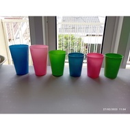 Glasses Per Dozen (Contents 12pcs) Plastic Cup/s Glass/s POLOS Glass/s Bright Colorful Glass/s 3379,