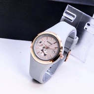 Promo Jam Tangan Wanita Fossil Anti air F6523 Strap Karet Tanggal Aktif Free Box Dan Baterai Cadanga