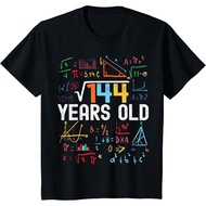 Square Root Of 144 12th Birthday 12 Years Old Birthday T-Shirt