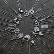 Nordic & Gothic Antique Symbol Pendant Necklace - Trendy Men's and Women's Accessories