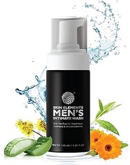 Skin Elements Intimate Wash for Men with Tea Tree Oil | pH Balanced Foaming Hygiene Wash | Prevents