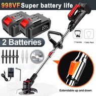 Mesin Rumput 998VF Cordless Lawn Mower Rechargeable Grass Trimmer Electric Pemotong Rumput Grass Cut
