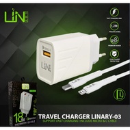 TRAVEL CHARGER LINARY 003 18W | MICRO TYPE C | FAST CHARGER