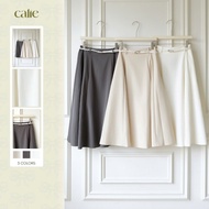 Tulle flared skirt with draped shape, high quality material, soft and airy, basic form, flattering C