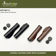 Litepro Leather Handlebar Grips Bicycle Parts &amp; Accessories
