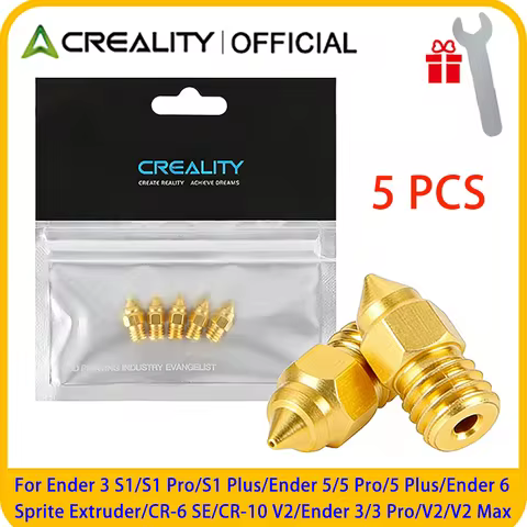 Creality Ender 3 S1 MK Brass Nozzle Kit, for Ender 3 S1/S1 Pro/S1Plus/Ender 3/3 Pro/Ender 3 Neo/V2 N