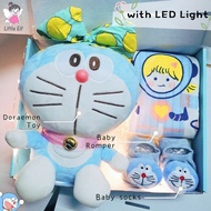 Newborn baby boy girl Gift box 0-6 months Doraemon Hello kitty set Fullmonth celebration 小叮当哆啦A梦机器猫宝宝主题礼盒车新生儿满月