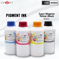 Linework - Cuyi 500ml Pigment Ink CUYI Brand  (C M Y. K)