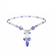 Anklet Anklet Direct Supply Crystal with Sterling Silver Imported Female Manufacturer Water Drop Sty
