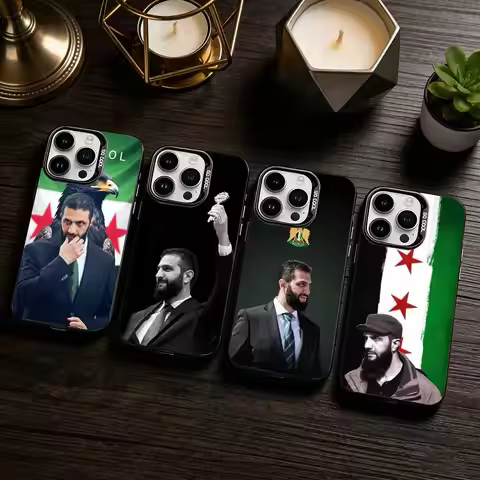 Ahmed al-Sharaa Syrian Syria Flag Phone Case For iPhone 17,16,15,14,13,12,11 Plus,Pro Max,XS,Colored