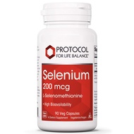 Protocol Selenium 200mcg - Immune Support, Thyroid & Prostate Health* - Selenium Supplements - Veget