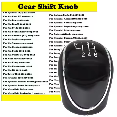 For Lexus IS XE20 220d 6 Speed Gear Shifter Lever Knob Stick Shift Pen Replacement Handle Headball M