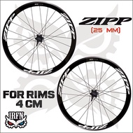 303 Rims Zipp Decal Sticker 25 Mm Width