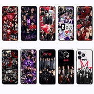 OPPO A3 A3X A60 A40 A5i A5X A5 Pro BTS Soft black TPU color phone case