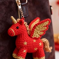 【mou894ff3.my】 新款天使小马年挂件马鞍钩织钩针编织材料[In Stock] New  Angel Little Horse Year Pendant Saddle Crochet Hoo