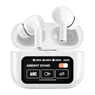 Mucro A9 Pro Smart Colorful Touch Screen ANC + ENC Noise Reduction Wireless Bluetooth Earphone