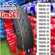 TAYAR MOTORSIKAL CAMEL CM562 CM-562 TUBELESS TYRE 90,100,110,120,130,140,150/90,80,70-10,12,13,14,15