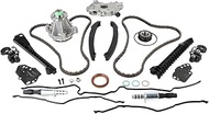 Daysyore 3R2Z-6A257-DA Engine Timing Chain Kit with Oil & Water Pump Fits for 2005-2009 F150 F250 F3