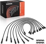 A-Premium Spark Plug Wire Replacement for Buick Skylark 1966-1967 Jeep CJ5 CJ6 J2500 Pontiac 7mm 5.0