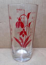 早期玻璃杯 500cc 玻璃杯 水杯 木瓜牛奶玻璃杯-印字