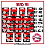 ORIGINAL MAXELL CR1220 / CR1616 / CR1620 / CR1632 / CR2016 / CR2025 / CR2032 BATTERY