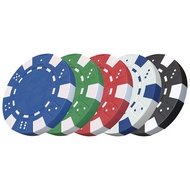 50 pieces Poker Game Chips Color Board Chips Token Poker Chips Casino Chips Playing Chips Chips 11.5