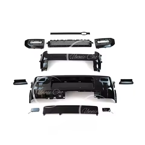 For Defender Glossy Black Body Kits Bumper Guard for Land Rover Defender 90 110 L663 Accessories 202