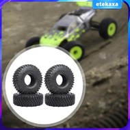 [Etekaxa] 4x Replaces Eays to Install High Performance Upgrade Part RC Rubber Tires 1.0 inch Tires f